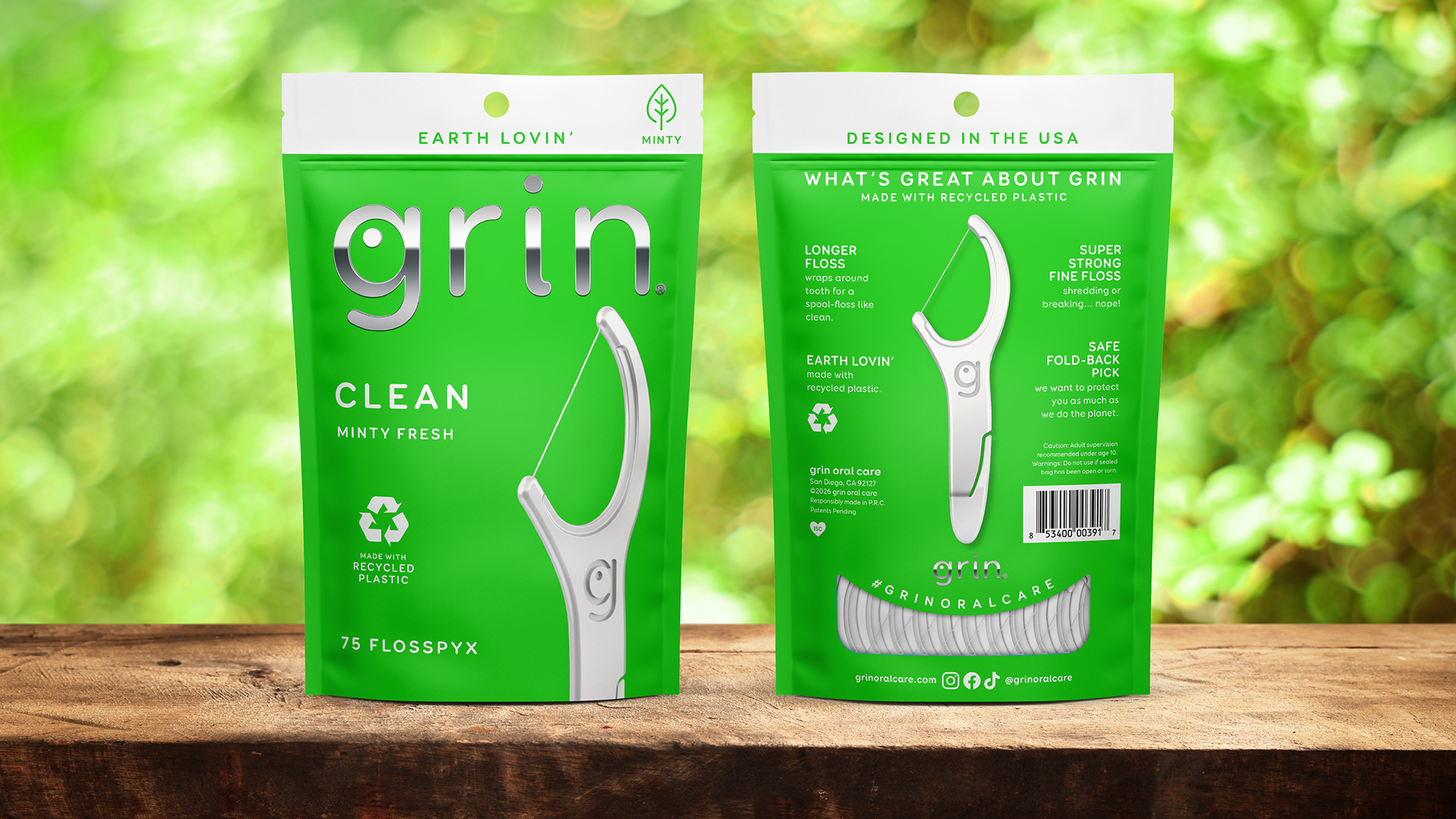 Grin Oral Care Clean Flosspyx Photography