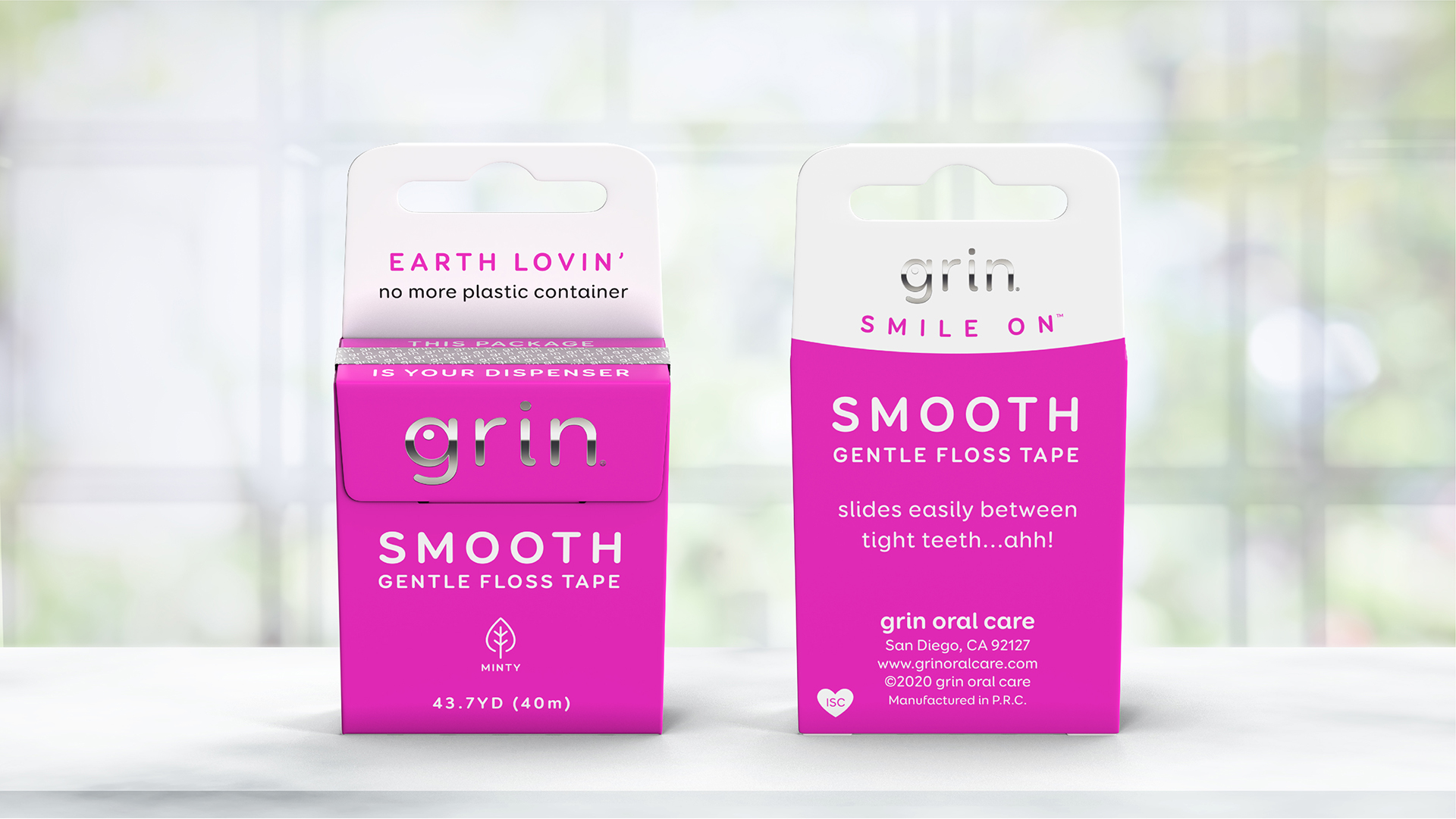 Grin Oral Care Smooth Dental Floss Photography