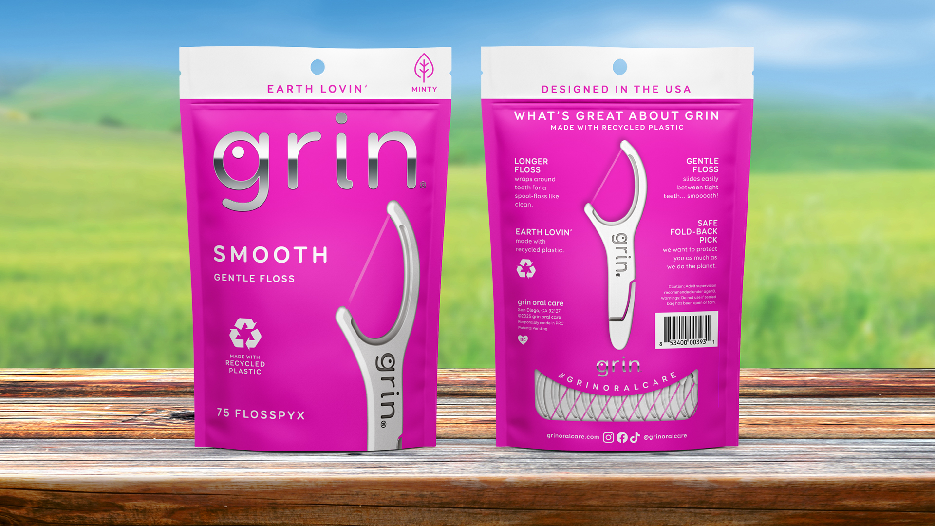 Grin Oral Care Smooth Flosspyx Photography