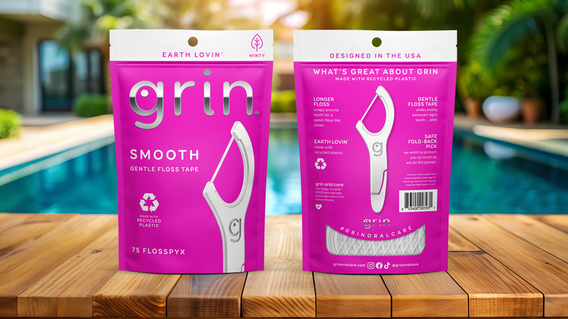 Grin Oral Care Smooth Flosspyx Photography