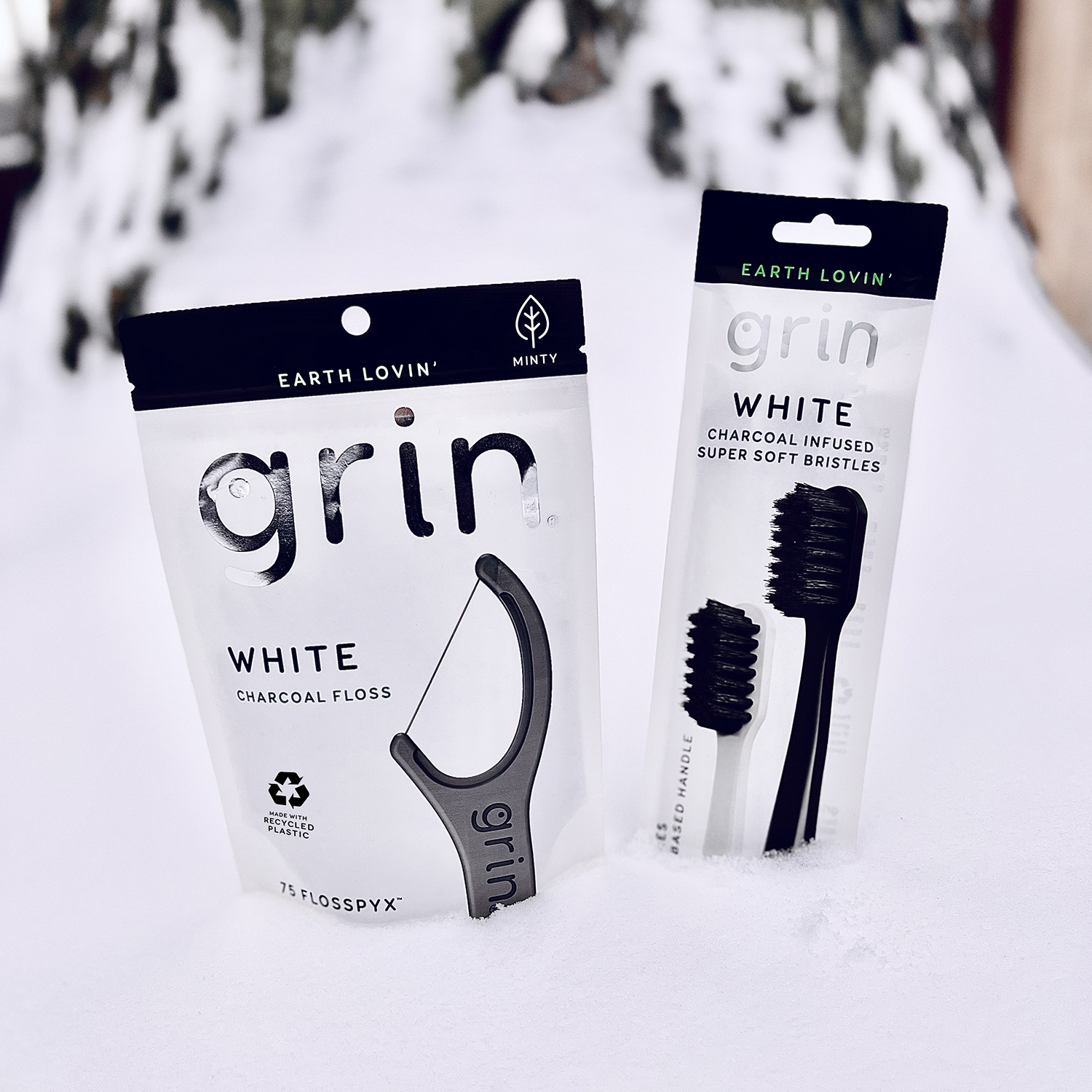 Grin Oral Care White Flosspyx