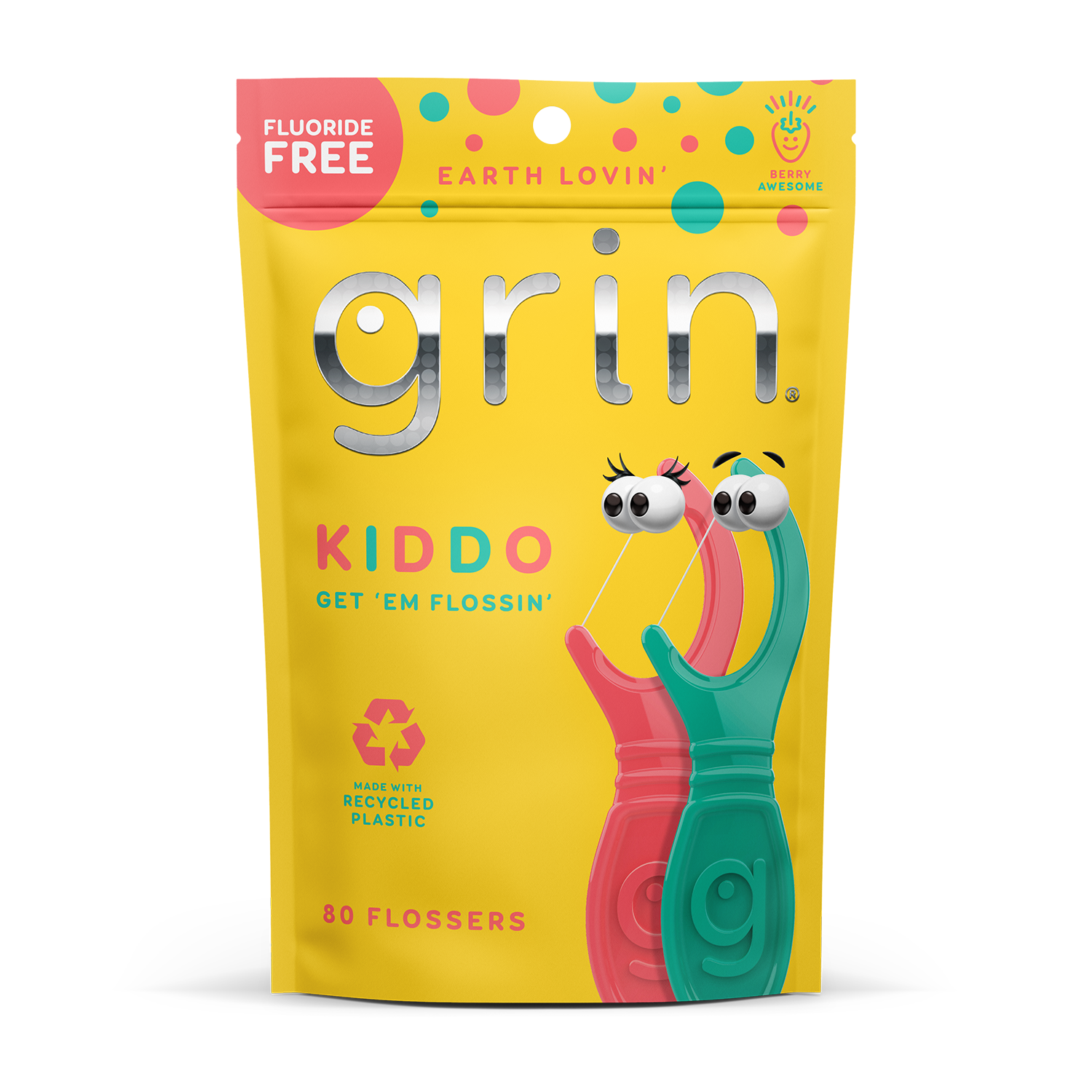 Grin Oral Care Kiddo Flossers