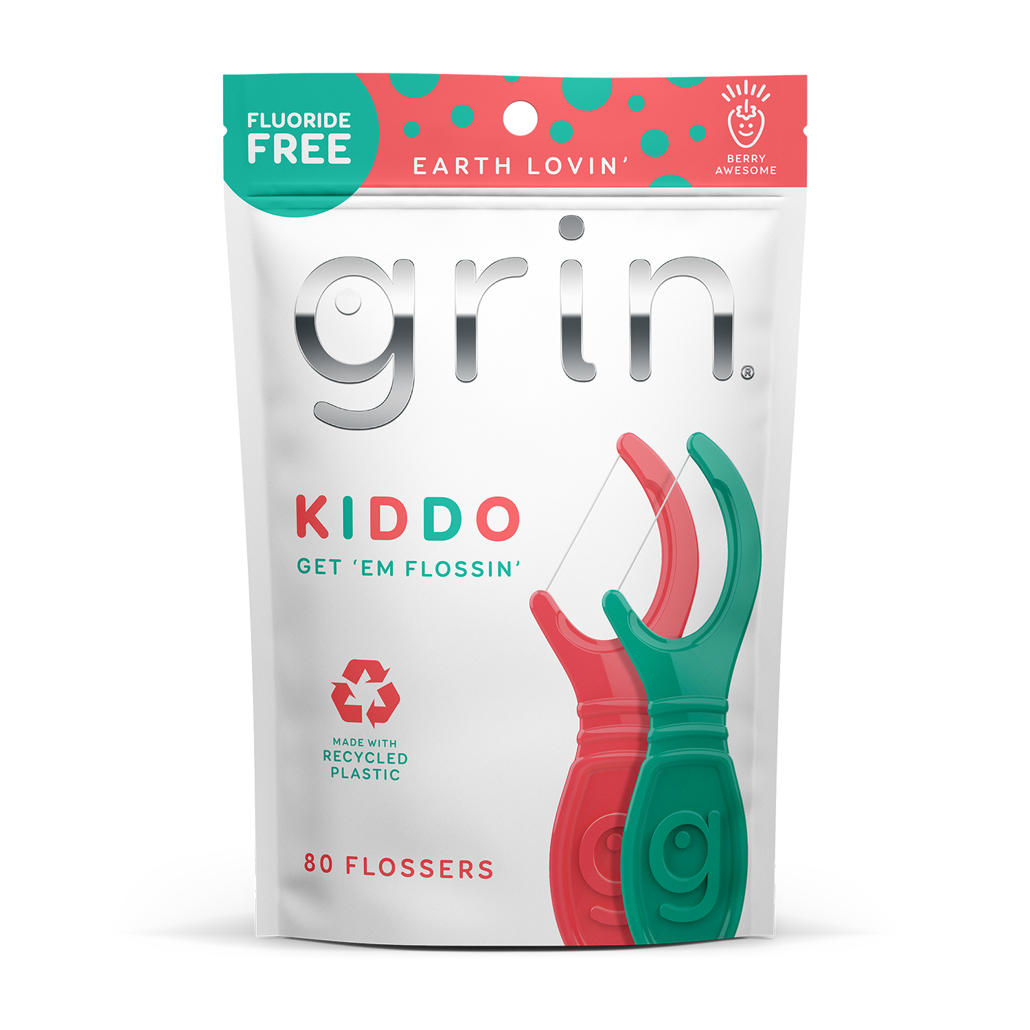 Grin Oral Care Kiddo Flossers