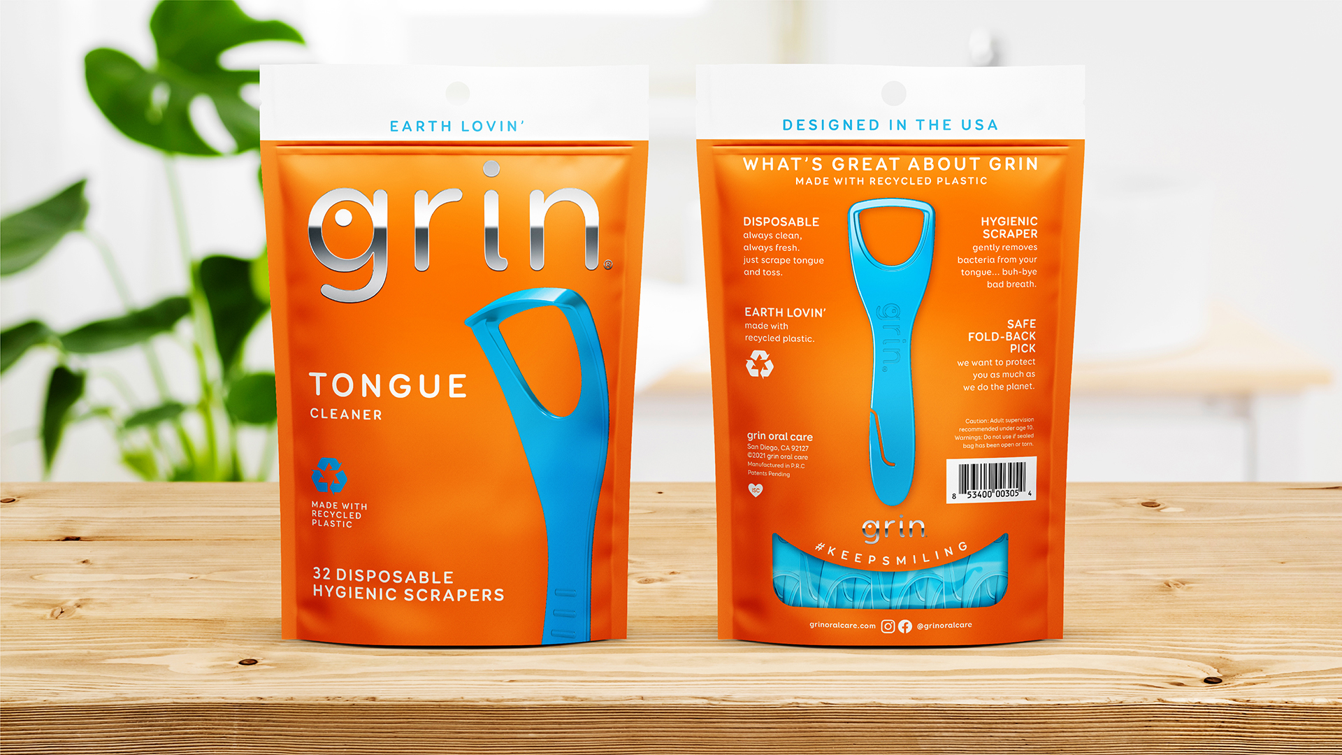 Grin Oral Care Tongue Cleaner Photography